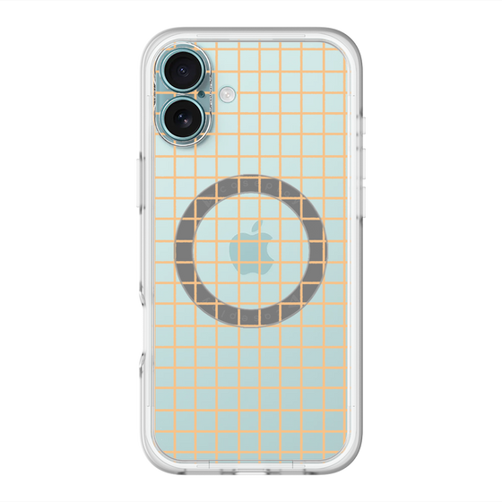スリムプロテクションプレミアムケース with MagSafe［ オリジナル - 推し色チェック - イエロー ］