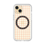スリムプロテクションプレミアムケース with MagSafe［ オリジナル - 推し色チェック - オレンジ ］