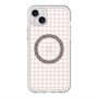スリムプロテクションプレミアムケース with MagSafe［ オリジナル - 推し色チェック - オレンジ ］