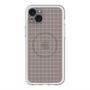 スリムプロテクションプレミアムケース with MagSafe［ オリジナル - 推し色チェック - オレンジ ］