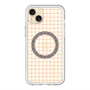 スリムプロテクションプレミアムケース with MagSafe［ オリジナル - 推し色チェック - オレンジ ］