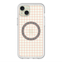 スリムプロテクションプレミアムケース with MagSafe［ オリジナル - 推し色チェック - オレンジ ］