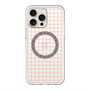 スリムプロテクションプレミアムケース with MagSafe［ オリジナル - 推し色チェック - オレンジ ］