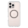 スリムプロテクションプレミアムケース with MagSafe［ オリジナル - 推し色チェック - オレンジ ］