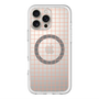 スリムプロテクションプレミアムケース with MagSafe［ オリジナル - 推し色チェック - オレンジ ］