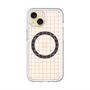 スリムプロテクションプレミアムケース with MagSafe［ オリジナル - 推し色チェック - ピンク ］