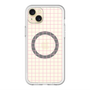 スリムプロテクションプレミアムケース with MagSafe［ オリジナル - 推し色チェック - ピンク ］