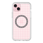 スリムプロテクションプレミアムケース with MagSafe［ オリジナル - 推し色チェック - ピンク ］