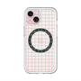 スリムプロテクションプレミアムケース with MagSafe［ オリジナル - 推し色チェック - グリーン ］