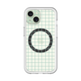 スリムプロテクションプレミアムケース with MagSafe［ オリジナル - 推し色チェック - グリーン ］
