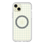スリムプロテクションプレミアムケース with MagSafe［ オリジナル - 推し色チェック - グリーン ］