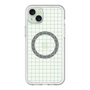 スリムプロテクションプレミアムケース with MagSafe［ オリジナル - 推し色チェック - グリーン ］