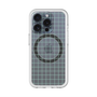 スリムプロテクションプレミアムケース with MagSafe［ オリジナル - 推し色チェック - グリーン ］
