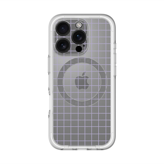 スリムプロテクションプレミアムケース with MagSafe［ オリジナル - 推し色チェック - パープル ］