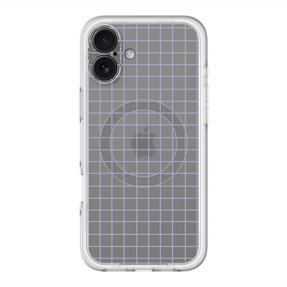 スリムプロテクションプレミアムケース with MagSafe［ オリジナル - 推し色チェック - パープル ］