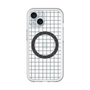 スリムプロテクションプレミアムケース with MagSafe［ オリジナル - 推し色チェック - ブラック ］
