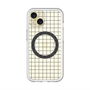 スリムプロテクションプレミアムケース with MagSafe［ オリジナル - 推し色チェック - ブラック ］