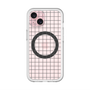 スリムプロテクションプレミアムケース with MagSafe［ オリジナル - 推し色チェック - ブラック ］
