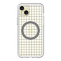 スリムプロテクションプレミアムケース with MagSafe［ オリジナル - 推し色チェック - ブラック ］