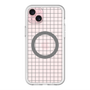 スリムプロテクションプレミアムケース with MagSafe［ オリジナル - 推し色チェック - ブラック ］