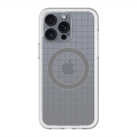 スリムプロテクションプレミアムケース with MagSafe［ オリジナル - 推し色チェック - ブラック ］