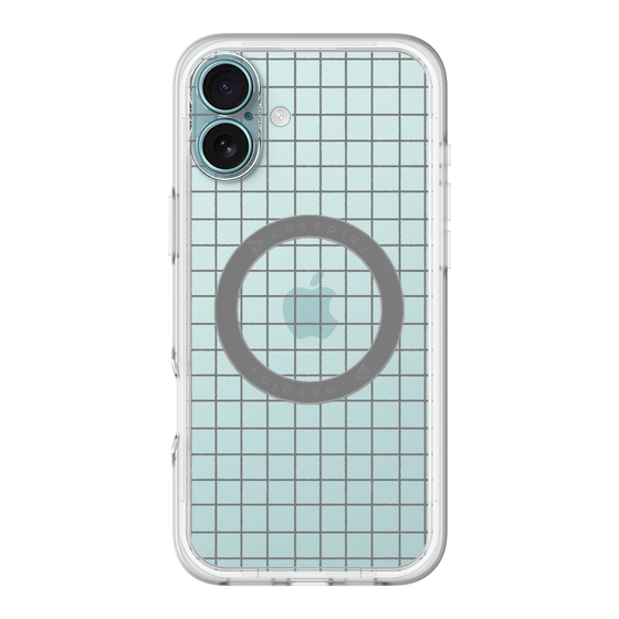 スリムプロテクションプレミアムケース with MagSafe［ オリジナル - 推し色チェック - ブラック ］
