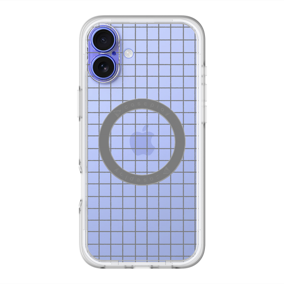 スリムプロテクションプレミアムケース with MagSafe［ オリジナル - 推し色チェック - ブラック ］