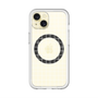 スリムプロテクションプレミアムケース with MagSafe［ オリジナル - 推し色チェック - ホワイト ］