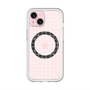 スリムプロテクションプレミアムケース with MagSafe［ オリジナル - 推し色チェック - ホワイト ］