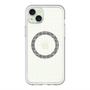 スリムプロテクションプレミアムケース with MagSafe［ オリジナル - 推し色チェック - ホワイト ］