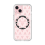 スリムプロテクションプレミアムケース with MagSafe［ オリジナル - 推し色三角 - ピンク ］