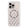 スリムプロテクションプレミアムケース with MagSafe［ オリジナル - 推し色三角 - ピンク ］