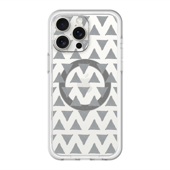 スリムプロテクションプレミアムケース with MagSafe［ オリジナル - 推し色三角 - ブラック ］