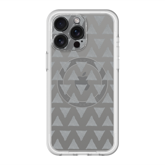 スリムプロテクションプレミアムケース with MagSafe［ オリジナル - 推し色三角 - ブラック ］