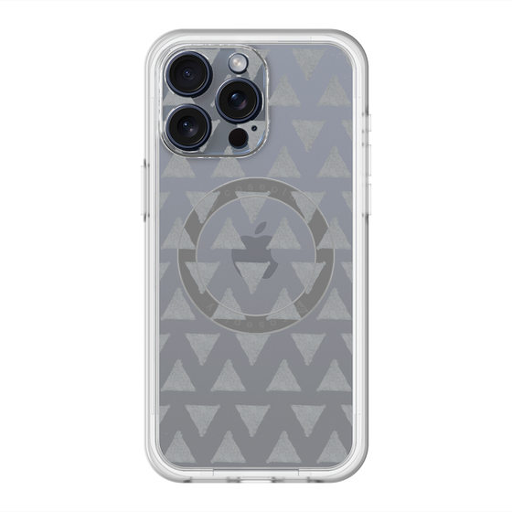 スリムプロテクションプレミアムケース with MagSafe［ オリジナル - 推し色三角 - ブラック ］