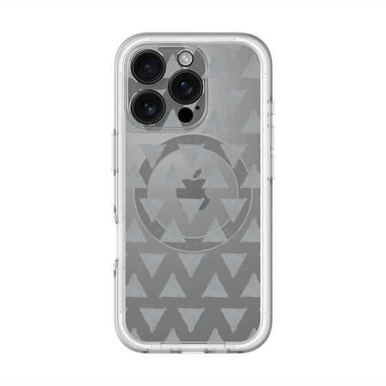 スリムプロテクションプレミアムケース with MagSafe［ オリジナル - 推し色三角 - ブラック ］