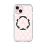 スリムプロテクションプレミアムケース with MagSafe［ オリジナル - 推し色三角 - ホワイト ］