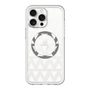 スリムプロテクションプレミアムケース with MagSafe［ オリジナル - 推し色三角 - ホワイト ］