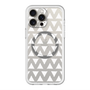 スリムプロテクションプレミアムケース with MagSafe［ オリジナル - 推し色三角 - ホワイト ］