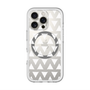 スリムプロテクションプレミアムケース with MagSafe［ オリジナル - 推し色三角 - ホワイト ］