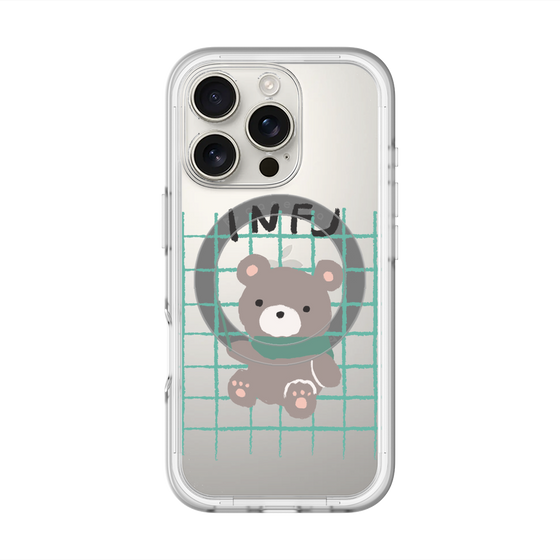 スリムプロテクションプレミアムケース with MagSafe［ オリジナル - INFJ 提唱者 - キャラクター ］