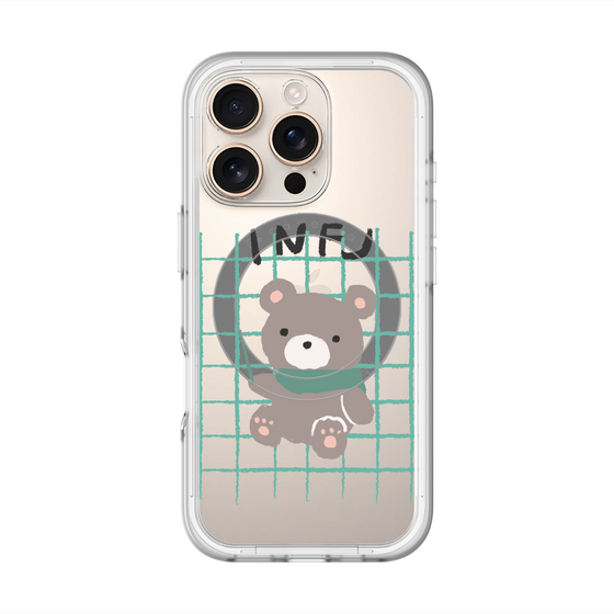 スリムプロテクションプレミアムケース with MagSafe［ オリジナル - INFJ 提唱者 - キャラクター ］