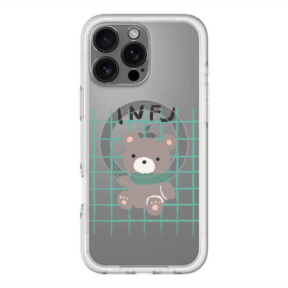 スリムプロテクションプレミアムケース with MagSafe［ オリジナル - INFJ 提唱者 - キャラクター ］