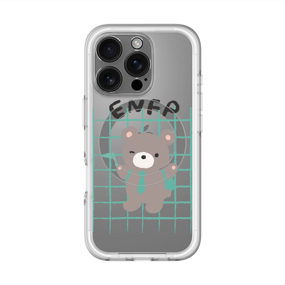 スリムプロテクションプレミアムケース with MagSafe［ オリジナル - ENFP 運動家 - キャラクター ］