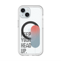 スリムプロテクションプレミアムケース with MagSafe［ オリジナル - ドットオーバーレイ - KEEP YOUR HEAD UP/A ］