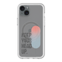 スリムプロテクションプレミアムケース with MagSafe［ オリジナル - ドットオーバーレイ - KEEP YOUR HEAD UP/A ］