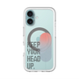 スリムプロテクションプレミアムケース with MagSafe［ オリジナル - ドットオーバーレイ - KEEP YOUR HEAD UP/A ］