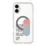 スリムプロテクションプレミアムケース with MagSafe［ オリジナル - ドットオーバーレイ - KEEP YOUR HEAD UP/A ］