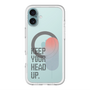スリムプロテクションプレミアムケース with MagSafe［ オリジナル - ドットオーバーレイ - KEEP YOUR HEAD UP/A ］