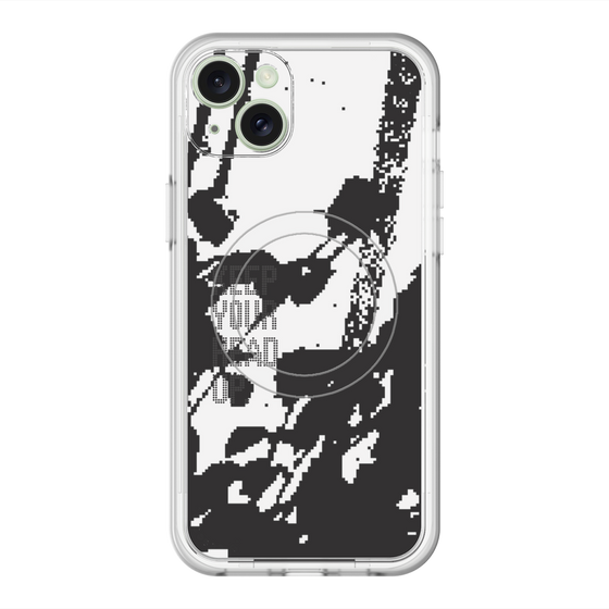 スリムプロテクションプレミアムケース with MagSafe［ オリジナル - ドットオーバーレイ - KEEP YOUR HEAD UP/C ］